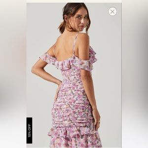 ASTR the label midi floral dress